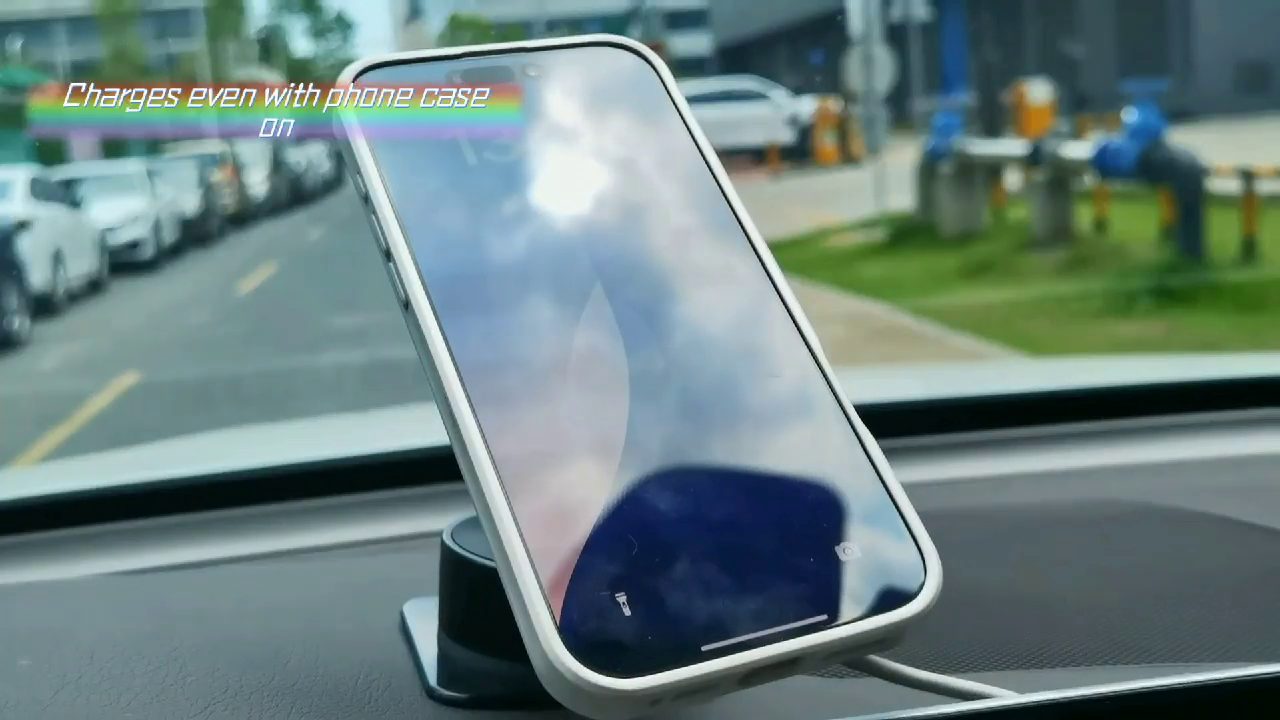 3-in-1 Magnetic Wireless Car Charger | 360° Rotating Phone Holder with Cooling System (15W Fast Charging)